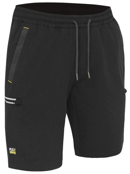 Bisley Flx and Move 4 way Stretch Elastic Waist Cargo Shorts