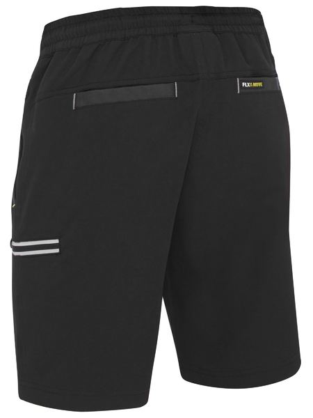 Bisley Flx and Move 4 way Stretch Elastic Waist Cargo Shorts